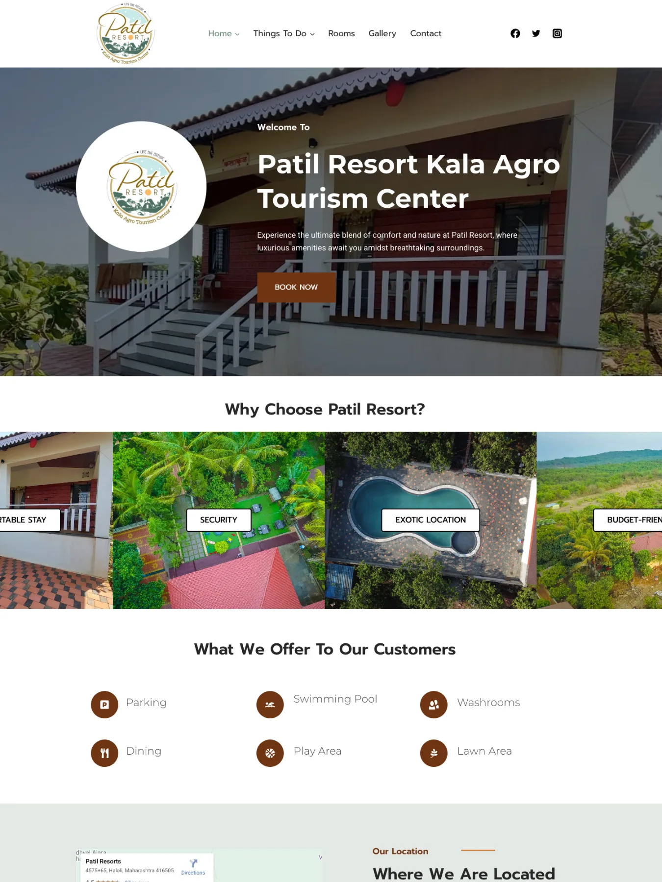 patil resort aajra featured image