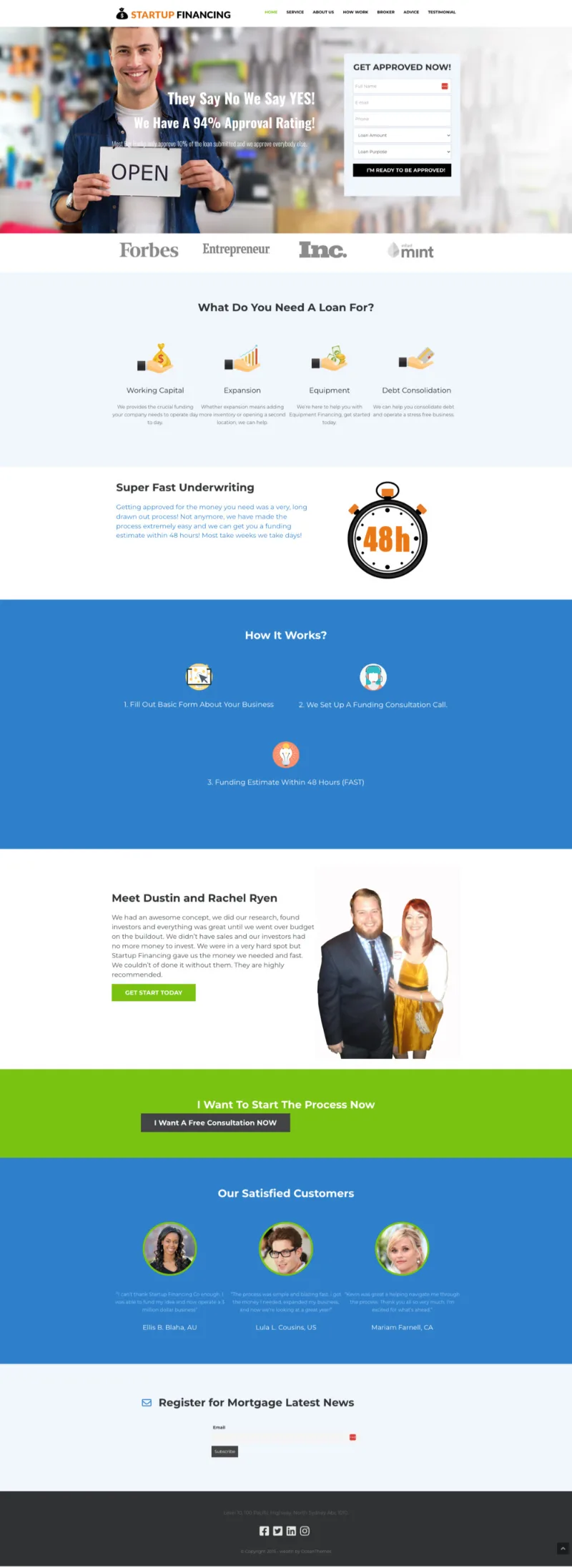 startup finiancing