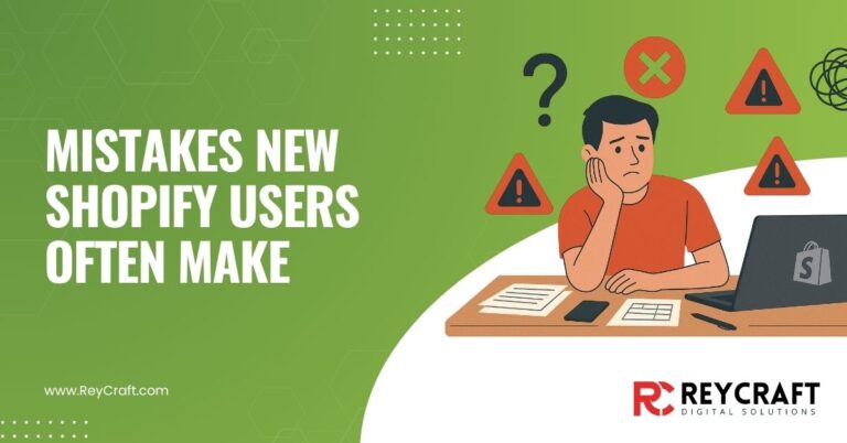 mistakes new shopify users often make
